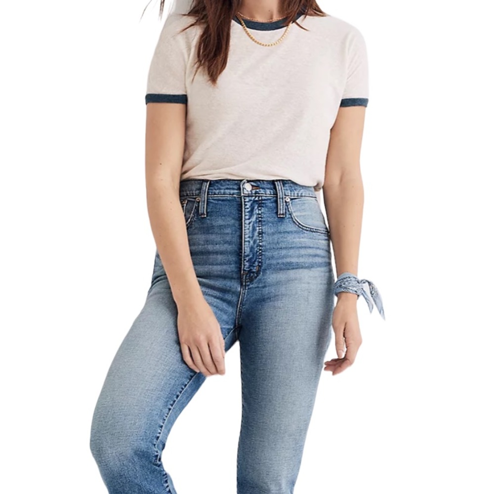 Madewell High Rise Women Jeans - Light Blue